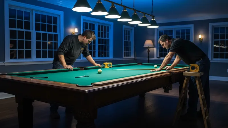 Installation d'une table de billard : conseils pratiques